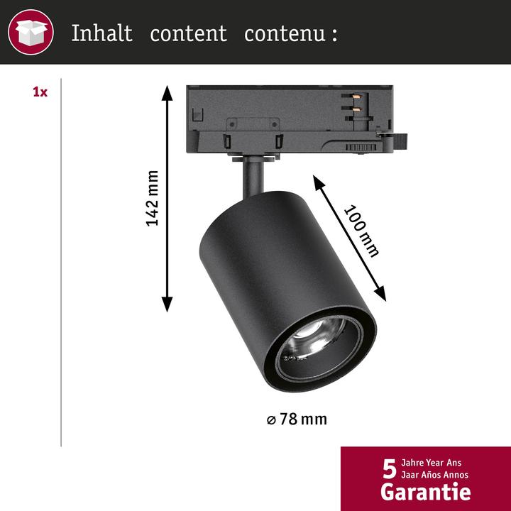 Produktbild Paulmann PAUL LED-Stromschienenstrahler (3100 lm)