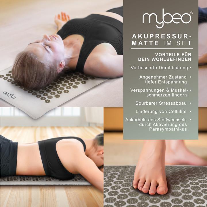 Actual product image Mybeo Acupressure mat with natural fibres