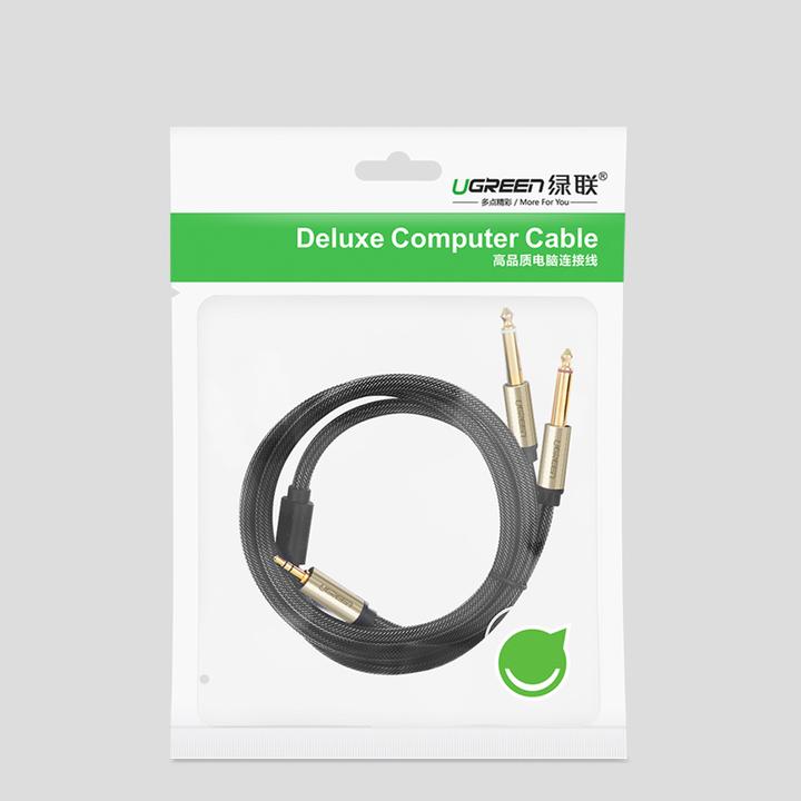 Actual product image Ugreen 2in1 (2 m, 6.3mm jack, 3.5mm jack (AUX))