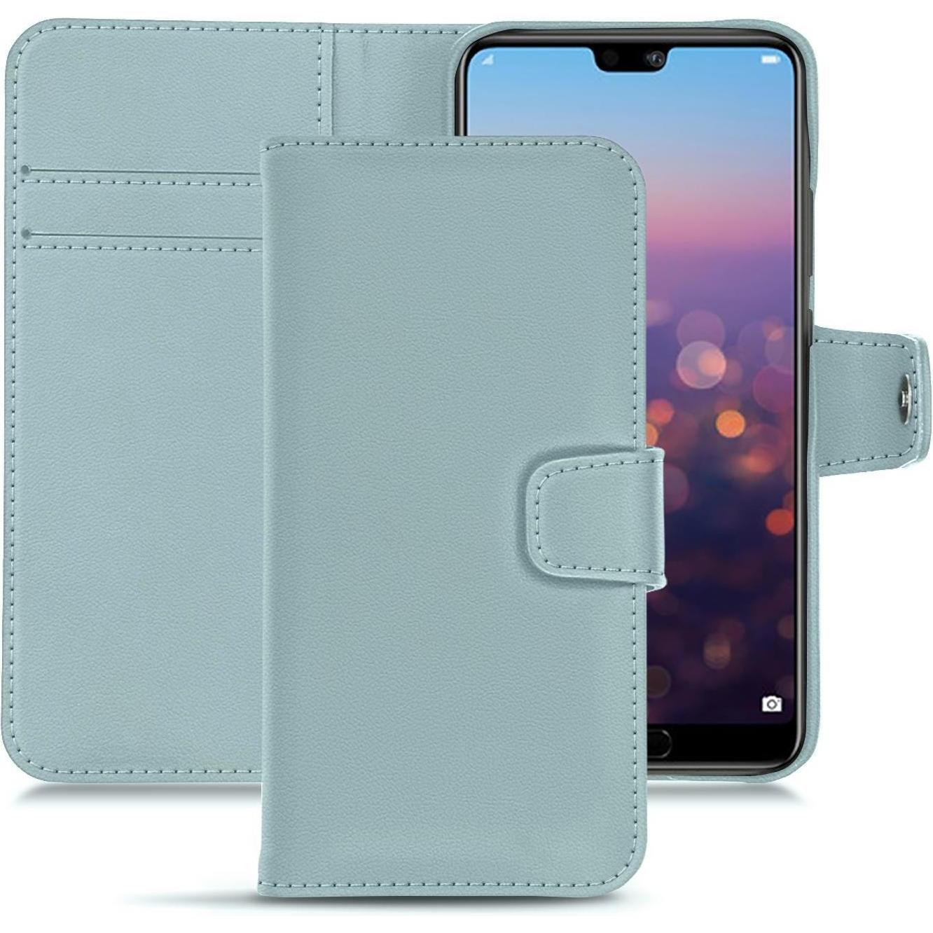 Thumbnail - Noreve Lederschutzhülle Wallet (Huawei P20), Smartphone Hülle, Blau