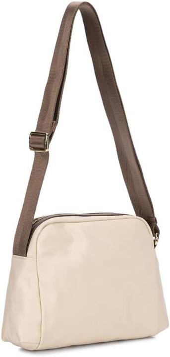 Actual product image Mandarina Duck Midsize Crossover with Adjustable Contrast Strap and Multiple Pockets