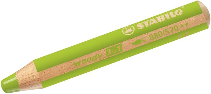 Actual product image STABILO woody 3 in 1 coloured pencil (Light green, 1 x)