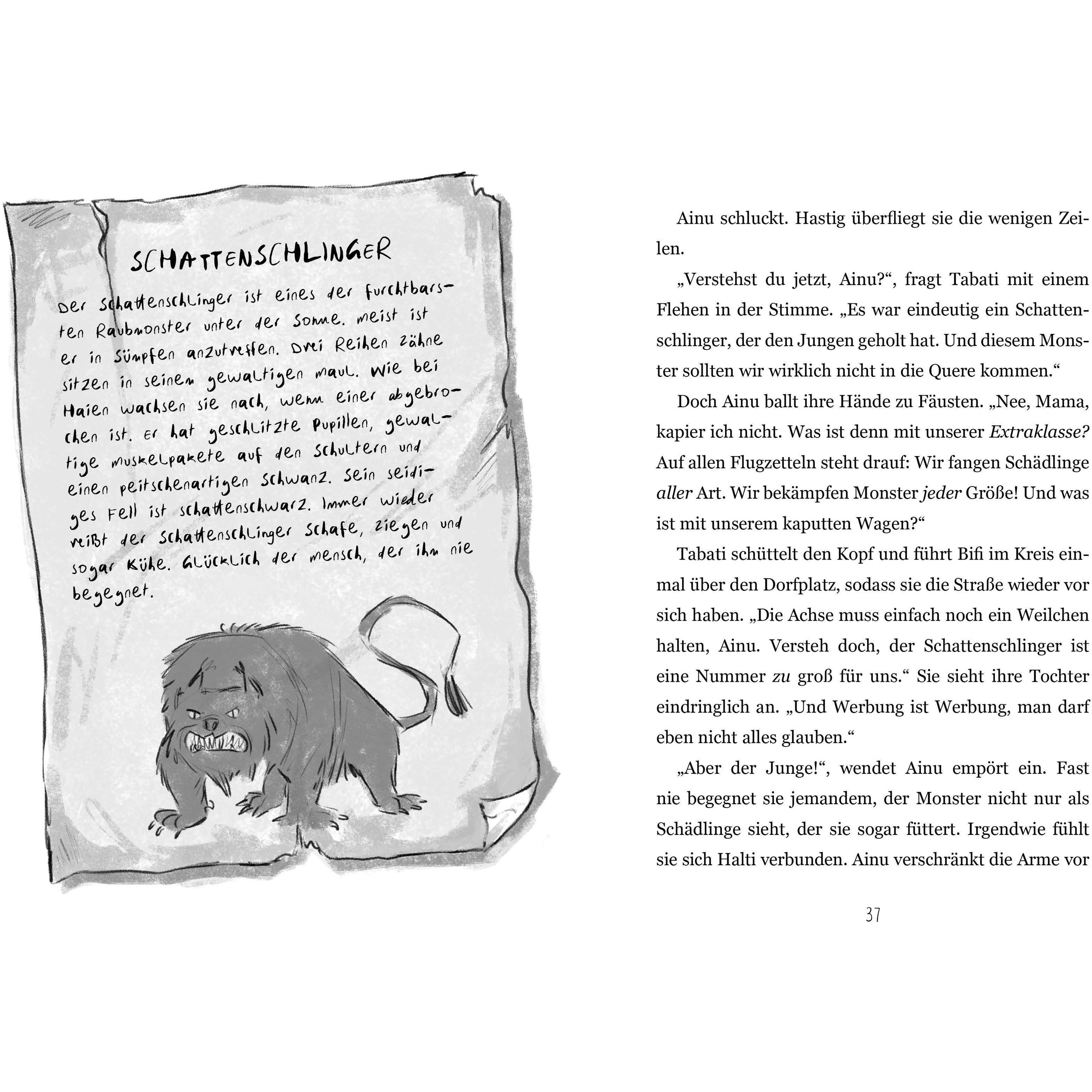 Thumbnail - Ein Herz für Monster - Der Schattenschlinger, Kinderbücher von Simak Büchel, Lauber Larisa