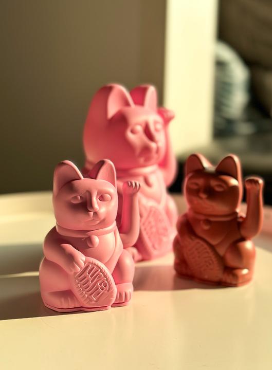 Produktbild Donkey Products Glückskatze Mini Rosa 9,8cm