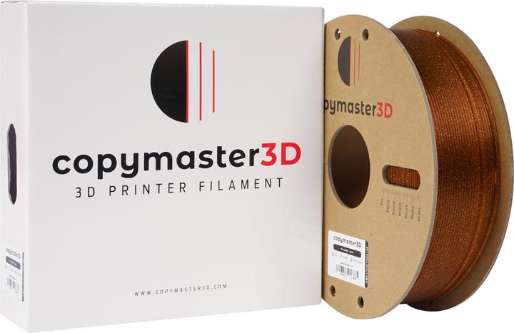 Produktbild Copymaster3D PLA Glitter Filament for 3D Printer, 1.75 mm, Shimmering Gold (PLA, 1.75 mm, Gold)