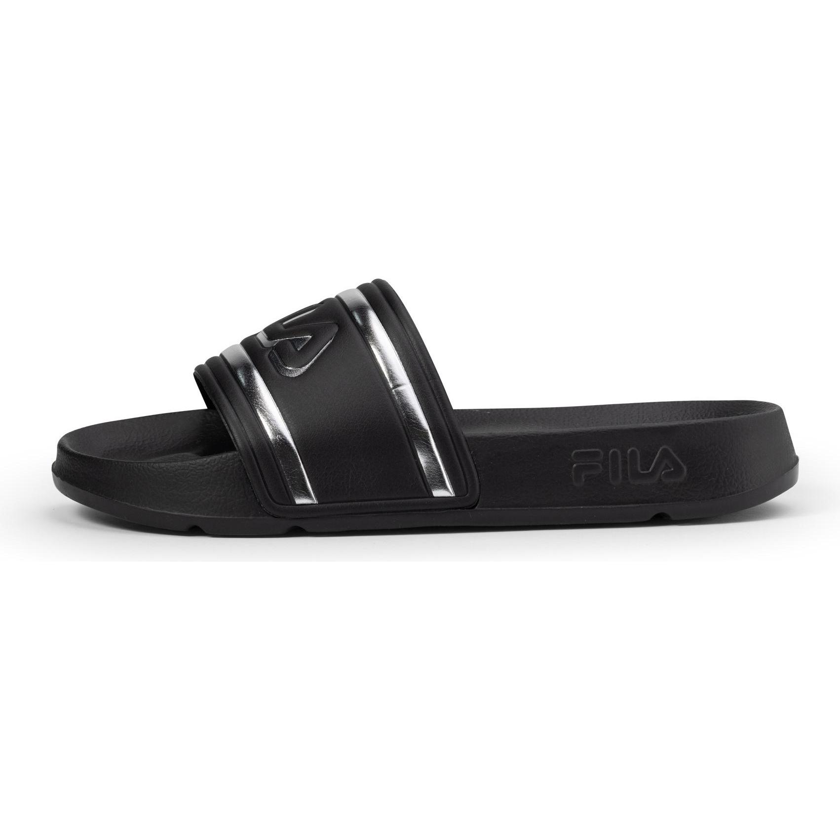 FILA, Damen, Halbschuhe, Slippers Morro Bay Logo Slipper Wmn, Schwarz, (36)