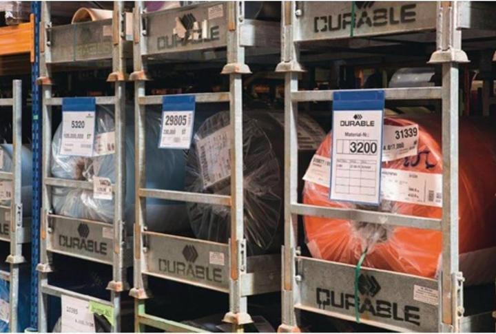 Productafbeelding Durable Etikettenzakken met neodymiummagneten (A5, Over, 10 Stuk)