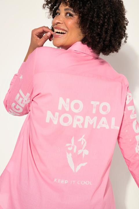 Produktbild Angel of Style Bluse, oversized, Rücken Statement-Druck (56)
