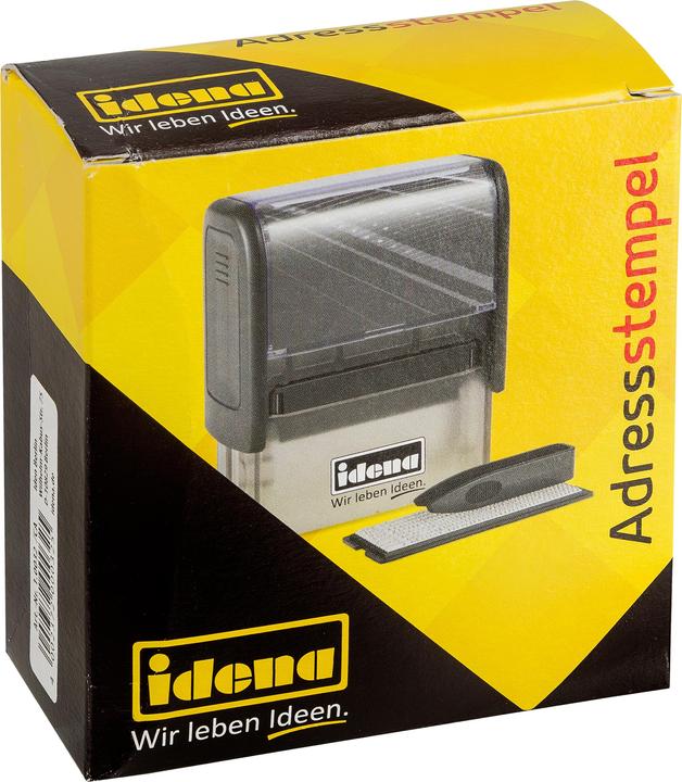 Produktbild Idena Adressstempel 4 Zeilen