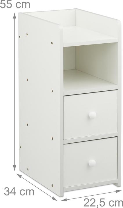 Image du produit Relaxdays Table de nuit (22.5 x 34 x 55 cm)