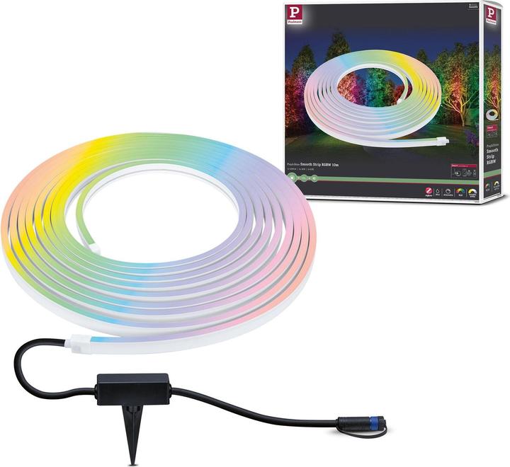 Immagine prodotto Paulmann Plug & Shine Stripe Neon per esterni (RGBW, 1000 cm, Esterno)