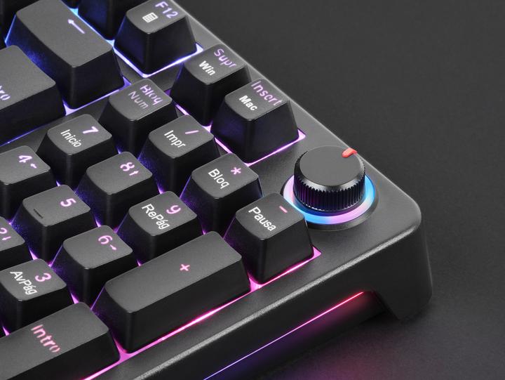 Immagine prodotto Mars Gaming Clavier Gamer Mécanique (Yellow Switch) Mkpro RGB (Noir) (FR, Cablato)