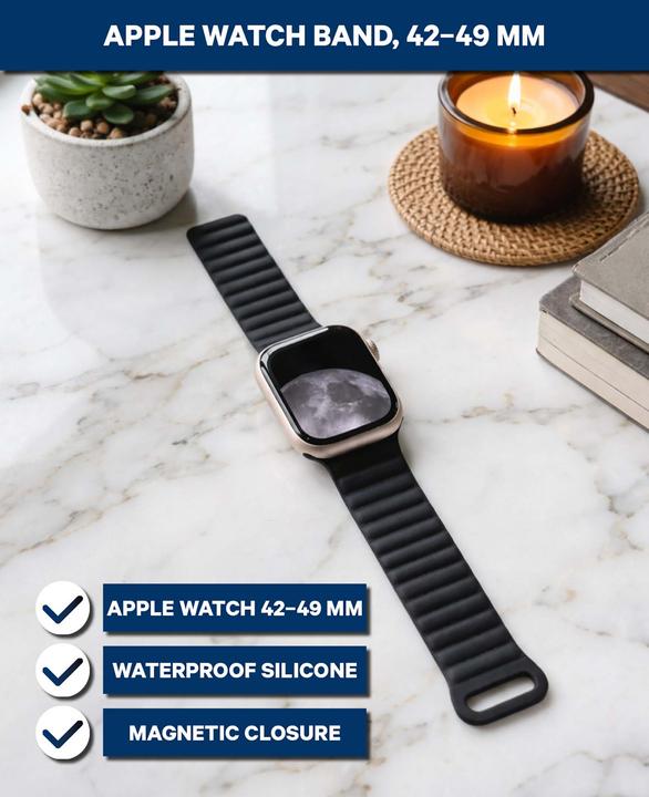Actual product image Deltalabs Armband zur Apple Watch, magnetisch (Silicone)