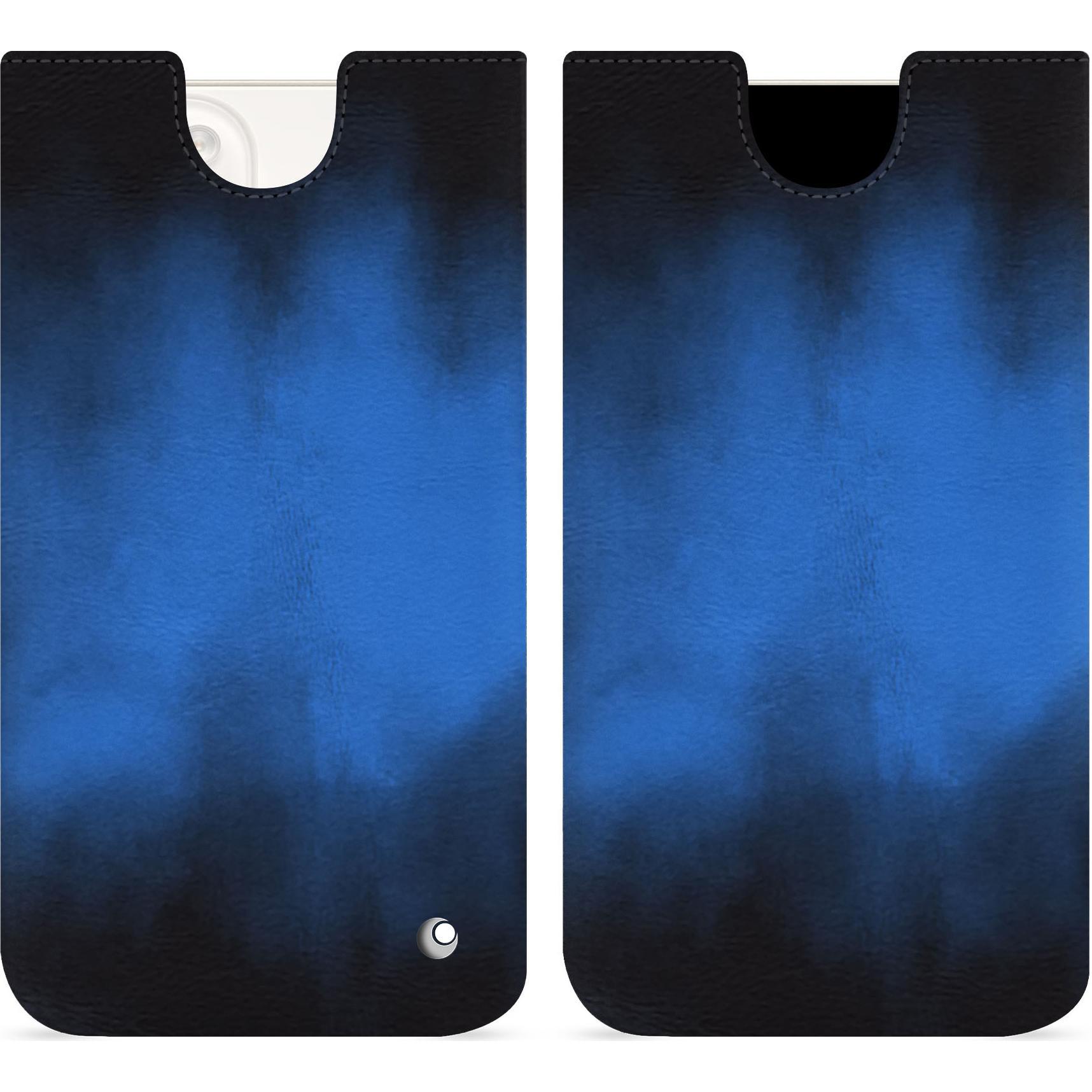 Thumbnail - Noreve Lederschutzhülle (Apple iPhone 15 Plus), Smartphone Hülle, Blau