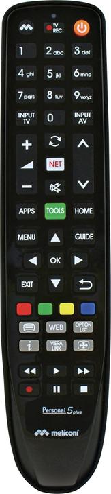 Immagine prodotto Meliconi Gumbody Personal 5 plus telecomando IR Wireless TV Pulsanti (Telecomando specifico per il dispositivo, Telecomando universale, Infrarossi)