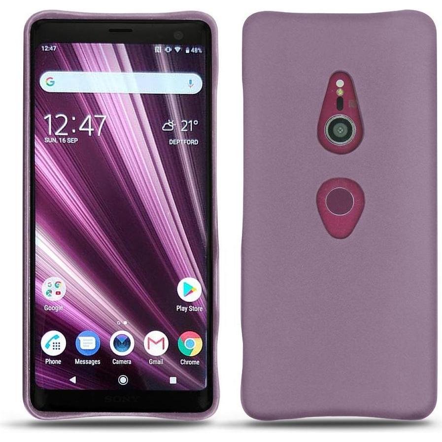 Noreve Lederschutzhülle (Sony Xperia XZ3), Smartphone Hülle, Violett