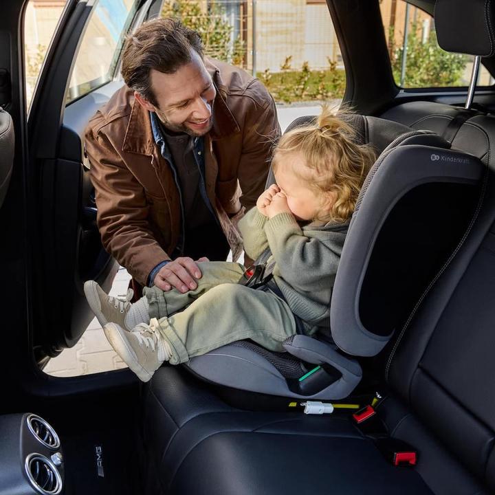 Actual product image KinderKraft Car Seat FIX2GO i-Size 76-150cm GREY (Child seat, ECE R129/i-Size Standard)