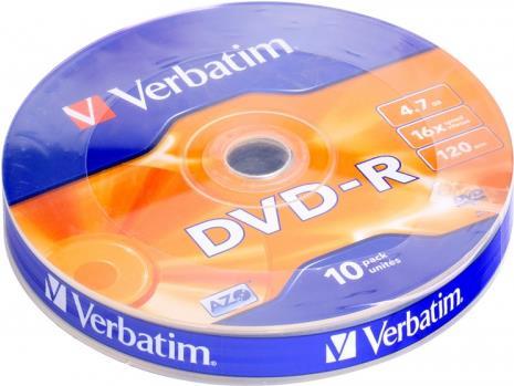 Produktbild Verbatim DVD-R AZO 4.7GB 16X Matt (10 x)