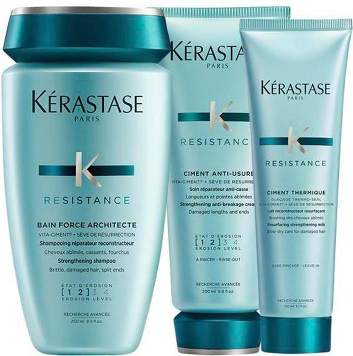 Image du produit Kérastase Resistance Pflegeset für strukturgeschädigtes und geschwächtes Haar (Kit de soins capillaires)