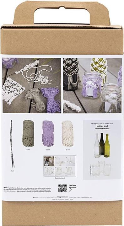 Actual product image Creativ Company Craft Kit Macramé - Glass Decoration (977626)