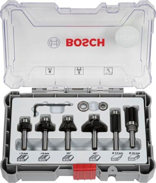 Productafbeelding Bosch Professional Zubehör Kanten- en afschuinfrezenset. 8 mm schacht. 6-delig