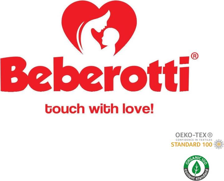 Actual product image Beberotti Organic Muslin Baby Bandana Bib (1 Month)