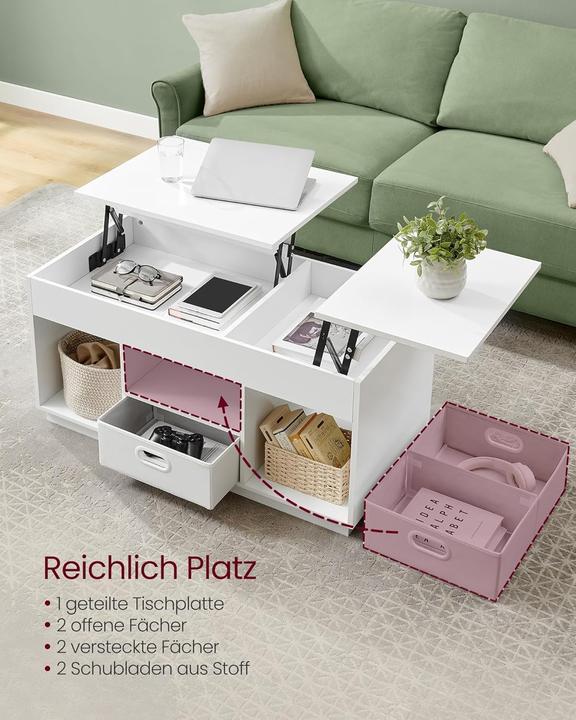 Image du produit Vasagle Table basse multifonctionnelle