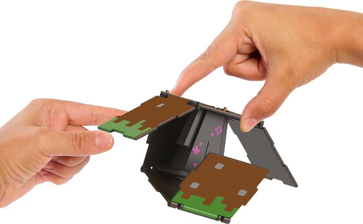 Actual product image Minecraft Flippin' Figure Enderman + Grass