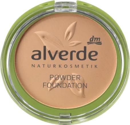 dm alverde Make-up Powder Foundation velvet sand 20, LSF 6