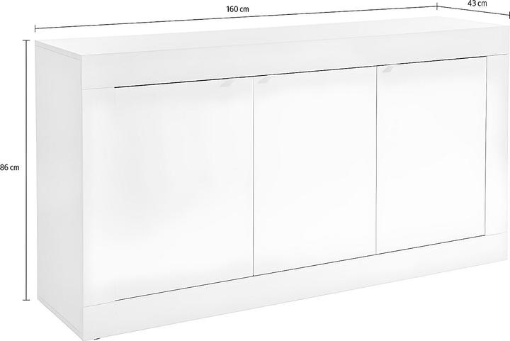 Image du produit Vente-unique Comete (160 x 42 x 85.80 cm)