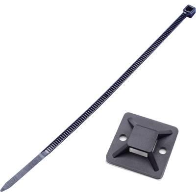 Tru Components, Kabelbinder, Kabelbefestigungs-Set T1904CA038 Kabelbinder-Sortiment 100 mm Natural 20 (Kabelbefestigungs...