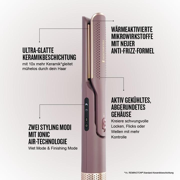 Produktbild Remington 2-in-1 Warm Air Brush for Wet and Dry Styling with Ion Technology and Micro-Conditioner (Glättbürste)