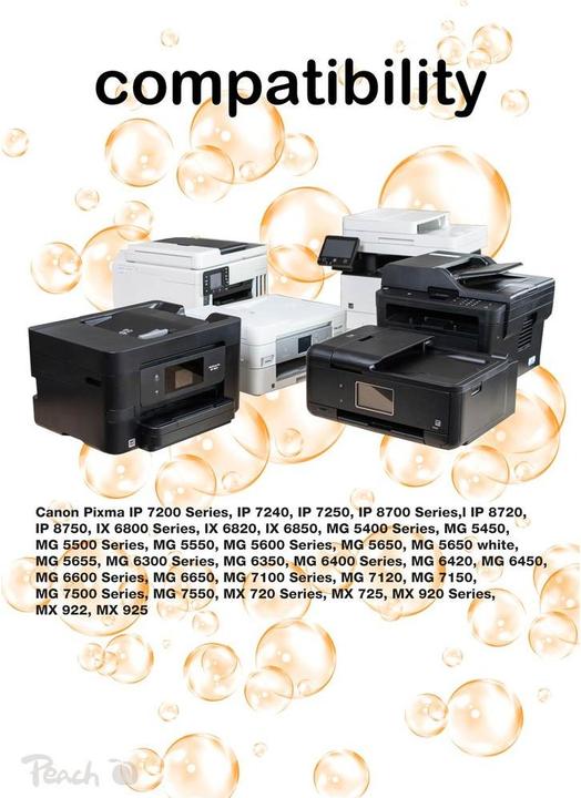 Produktbild Peach PGI-550, CLI551 (BK, C, M, PGBK, Y)