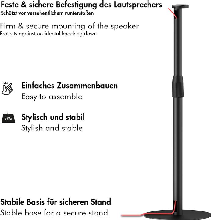 Actual product image LogiLink BP0208 (Stand, Height-adjustable)