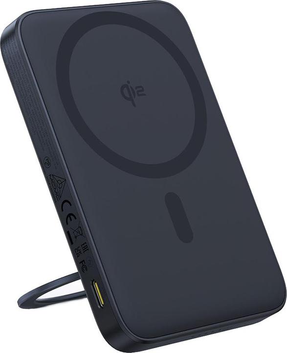 Actual product image Baseus magnetic powerbank with stand PicoGo Qi2 5000mAh 20W (5000 mAh, 20 W, 18500 Wh)