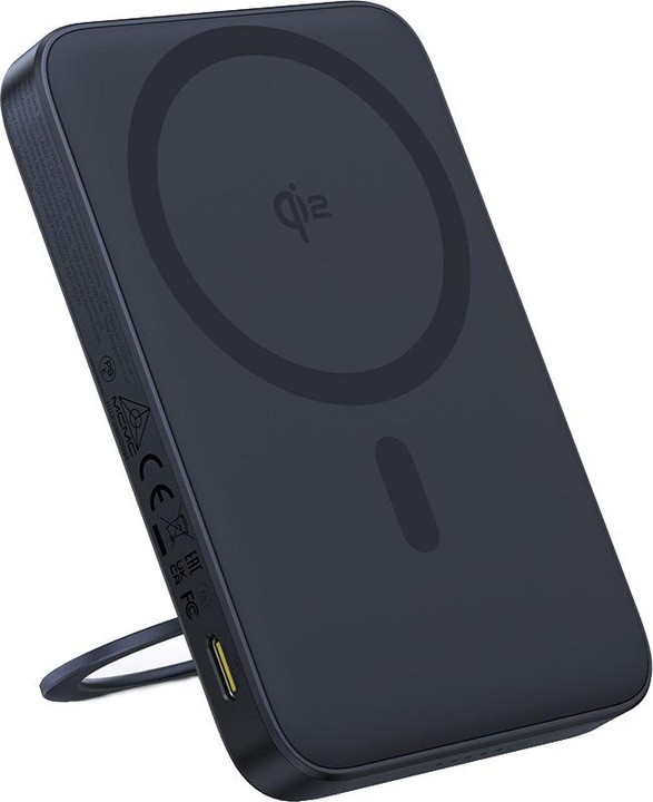 Actual product image Baseus magnetic powerbank with stand PicoGo Qi2 5000mAh 20W (5000 mAh, 20 W, 18500 Wh)