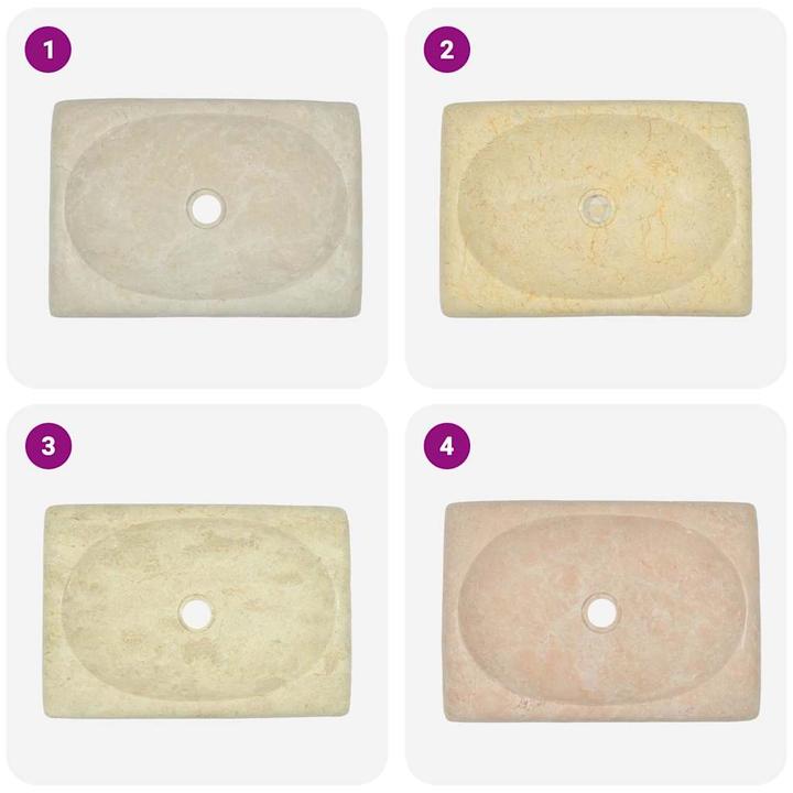 Actual product image vidaXL Washbasin (350 mm, 500 mm)