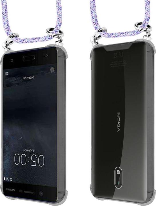 Produktbild Cadorabo TPU Handy Kette SILBER Cover