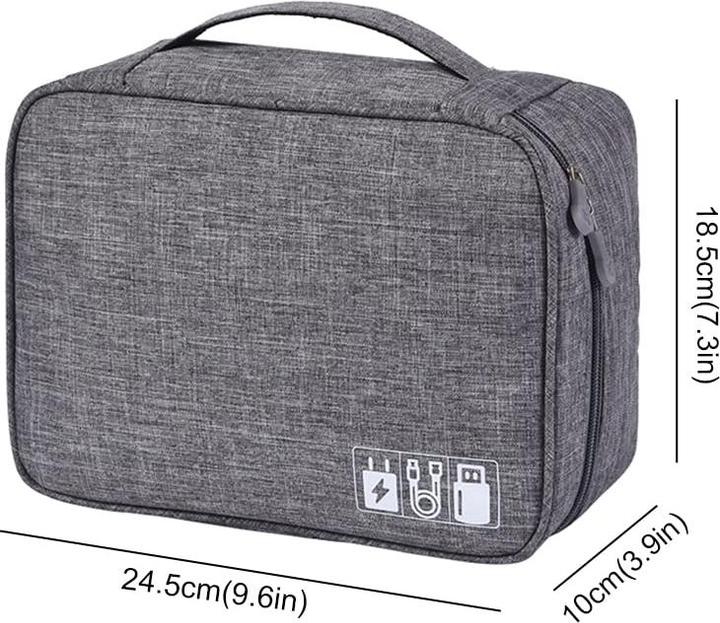 Produktbild Only-Bags.Store Elektronik-Tasche - Elektronik-Zubehör-Organizer - Universal-Reisekabel-Organizer-Tasche