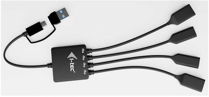 Produktbild i-tec Usb-C/A Cable Hub 4 Ports (USB-A, USB-C, 4 Ports)