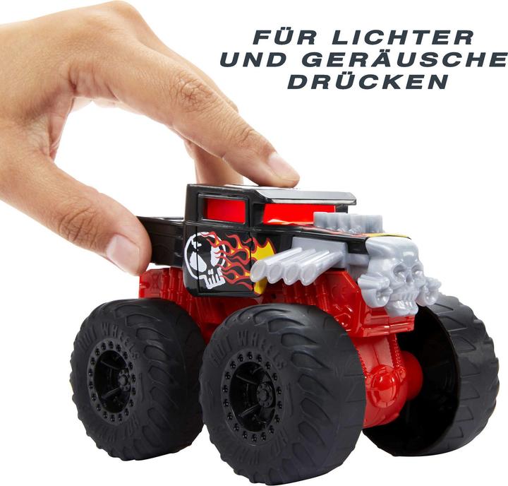 Produktbild Hot Wheels Monster Trucks Roarin' Wreckers Bone Shaker 1:43