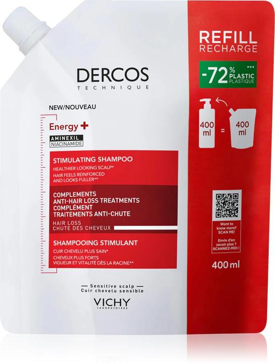 Actual product image Vichy Energy+ (Liquid shampoo, 400 ml)