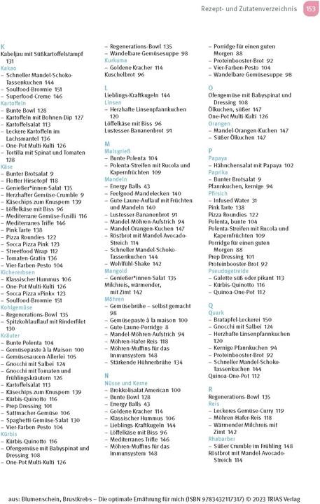 Produktbild Brustkrebs - Die optimale Ernährung für mich (Deutsch, Birgit Blumenschein, 2023)