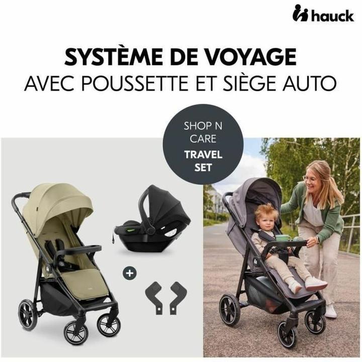 Actual product image Hauck Shop N Care Travel Set Olive