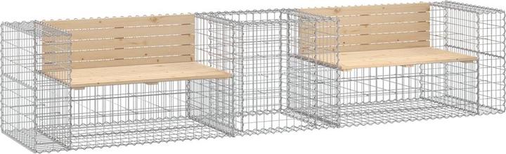 Produktbild vidaXL Gartenbank mit Gabione