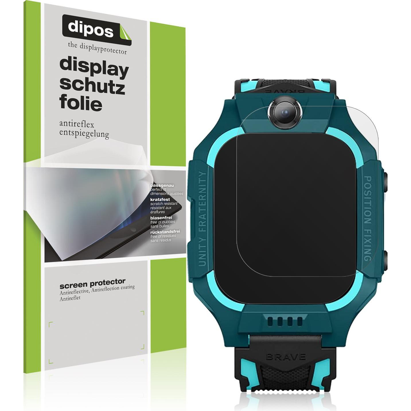 Dipos Schutzfolie Matt für xO Kids Smartwatch H100, Smartwatch Schutzfolie, Transparent