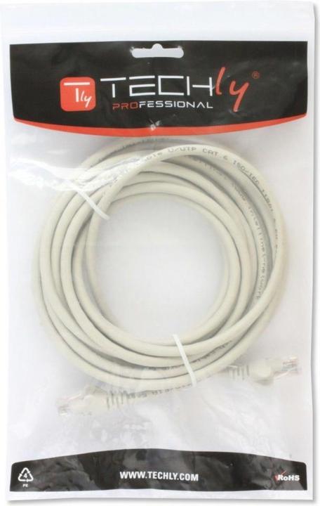 Actual product image Techly Copper Patch Cable Cat.6 UTP 2m White (U/UTP, CAT6, 2 m)