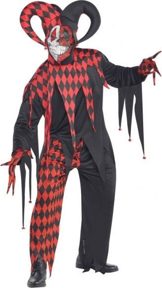 Amscan Men's costume Krazed Jester size M/L (M/L)