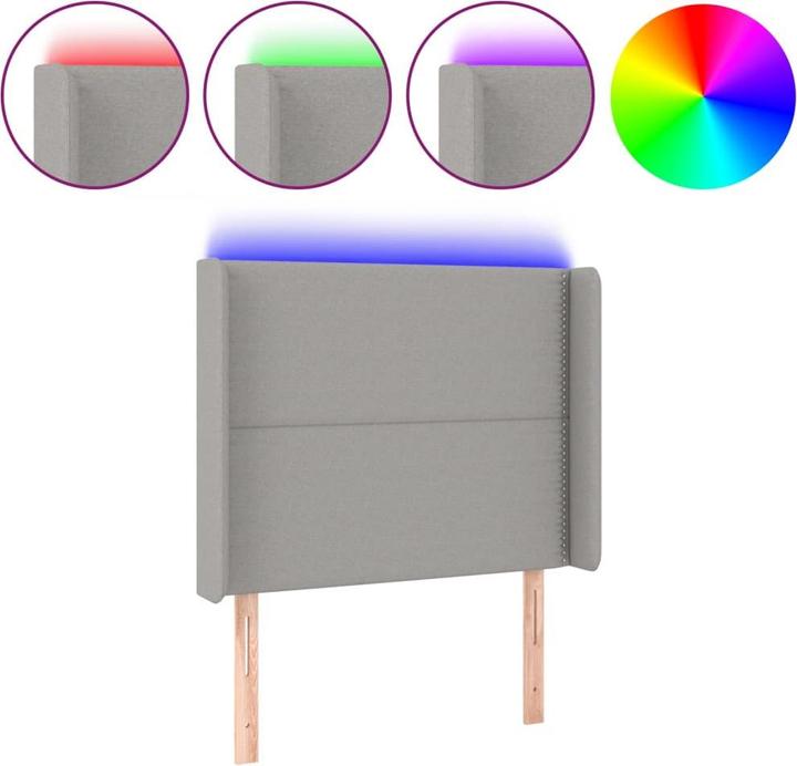 Produktbild vidaXL LED Kopfteil (183 x 16 x 88 cm)