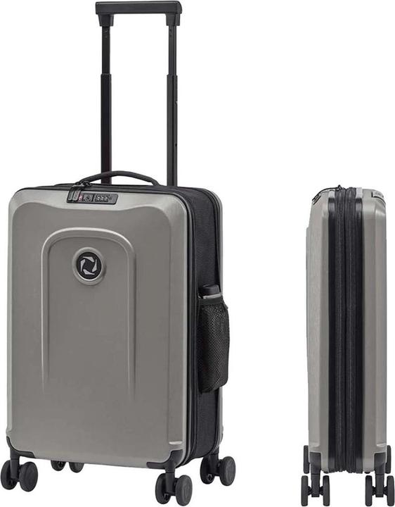 Actual product image Senz Foldable Carry On Trolley, 38L, Silk Grey (38 l)